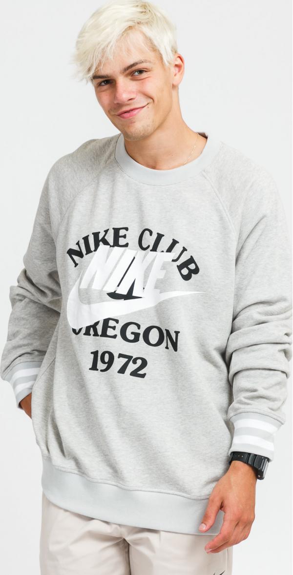Nike  NSW Trend FT Crew melange šedá