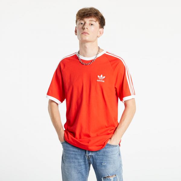 adidas 3-Stripes Tee Red