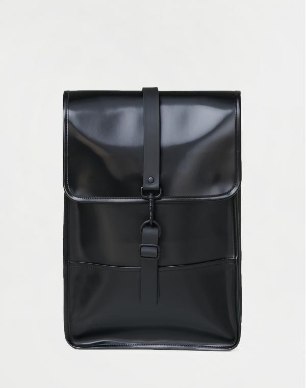 Rains Backpack Mini 76 Shiny Black