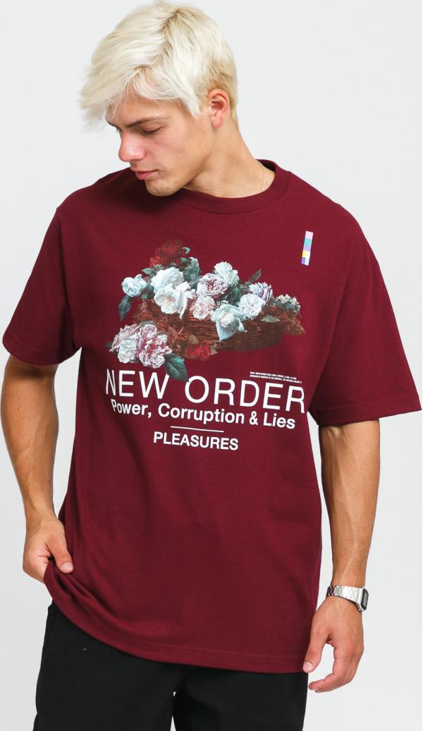 PEASURES Power Tee vínové