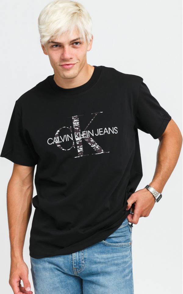 CALVIN KEIN JEANS Bonded Monogram Tee černé