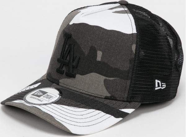 New Era 940 AF Trucker MLB Camo LA černá / tmavě šedá / bílá