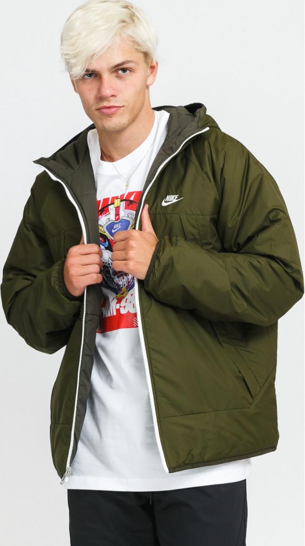 Nike  NSW Therma-Fit Repel egacy Reversible Jacket olivová