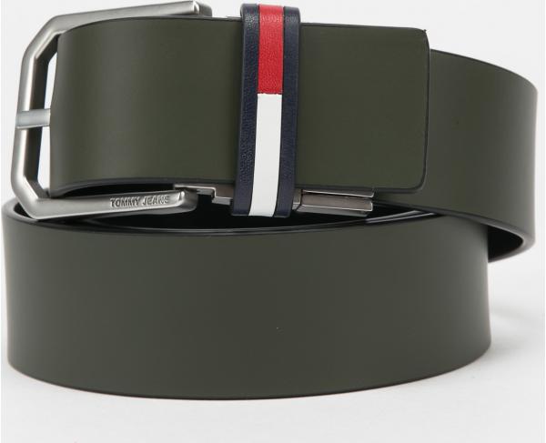 TOMMY JEANS Flag Rev Travel Buckle černý