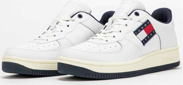 TOMMY JEANS Basket Cupsole Logo TJM white