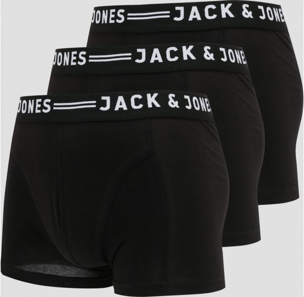 Jack & Jones Sense Trunks 3Pack černé