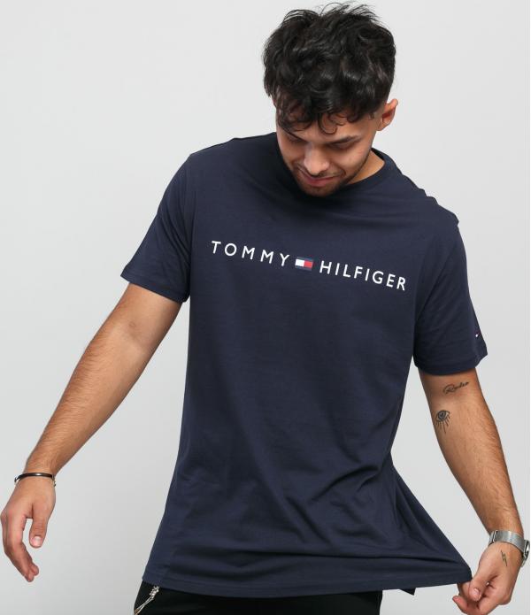 Tommy Hilfiger CN SS Tee ogo Flag navy