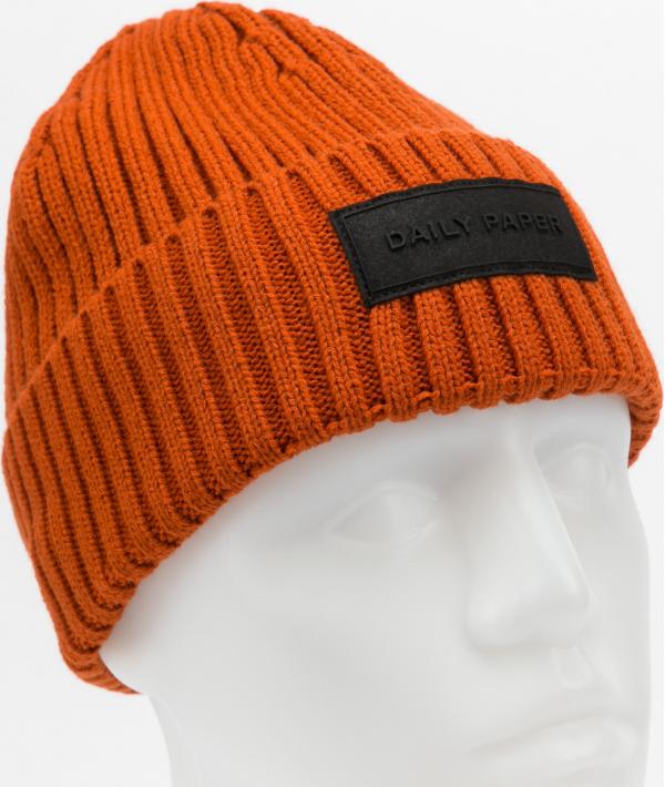 Daily Paper Beanie tmavě oranžový