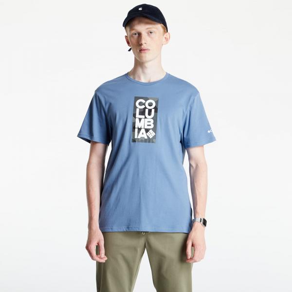 Columbia Columbia Trek™ Logo Short Sleeve Bluestone