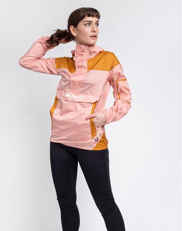 Columbia W Challenger Windbreaker Faux Pink, Canyon Sun S