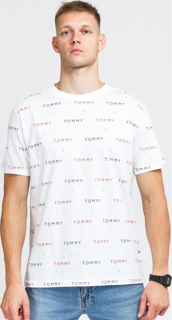 Tommy Hilfiger  SS Tee Print bílé