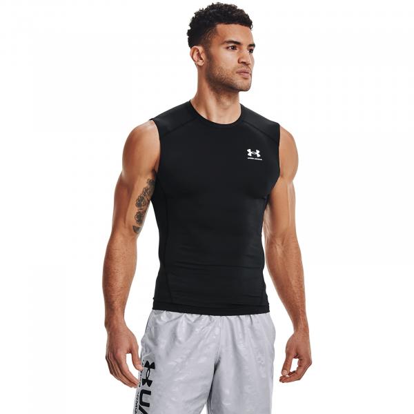 Tílko Under Armour Hg Armour Comp Sl Black/ White L