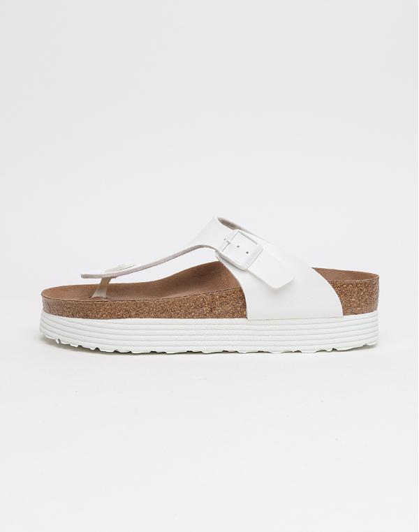 Birkenstock Gizeh Platform Vegan BF white 36