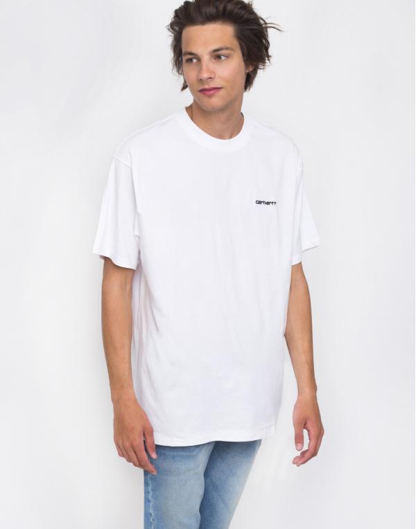 Carhartt WIP Script Embroidery T-Shirt White/Black L