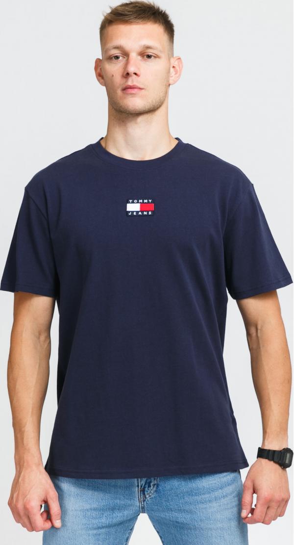 TOMMY JEANS Tommy Badge Tee navy