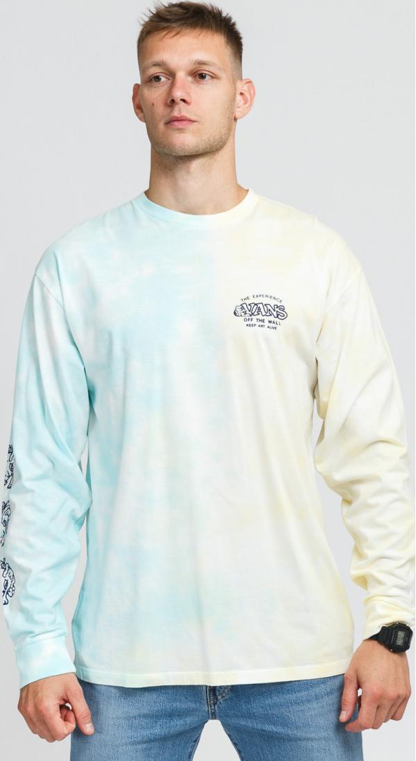Vans MN The Vans Experience Tie Dye S Tee světle žluté / světle modré