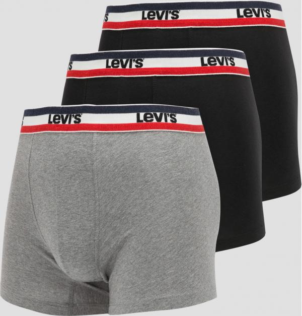 evi's ® 3Pack Boxer Brief navy / melange šedé