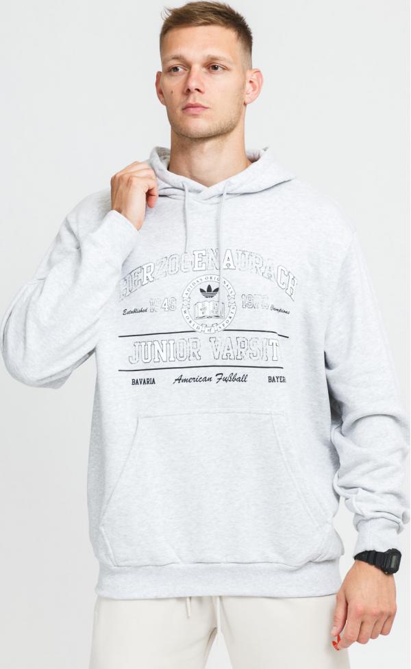 adidas Originals College Hoody melange světle šedá
