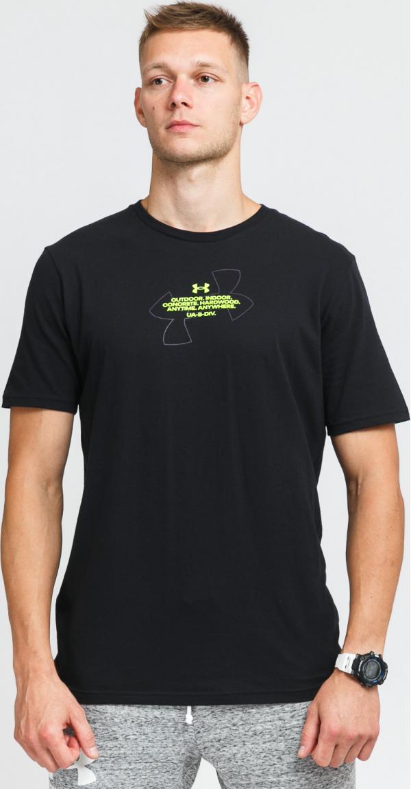 Under Armour Basketball Photo SS Tee černé / bílé