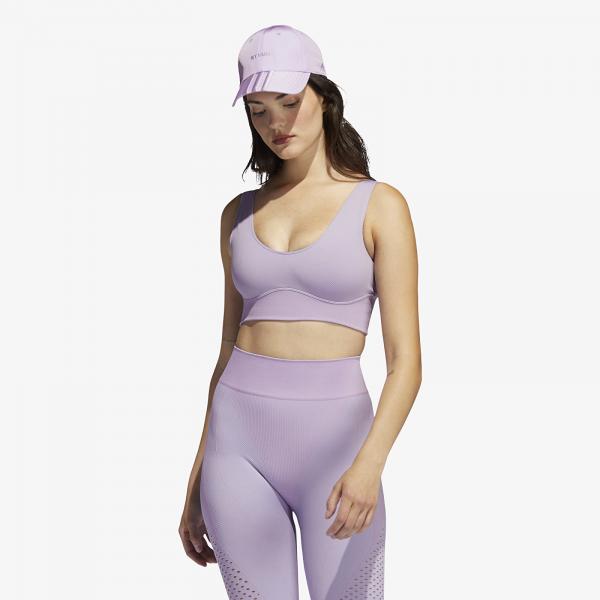 adidas x Ivy Park Knit Bra Duspur/ Purglo