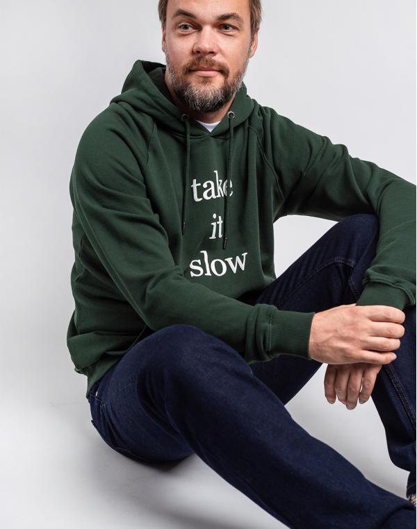 Forét Ray Hoodie DARK GREEN S