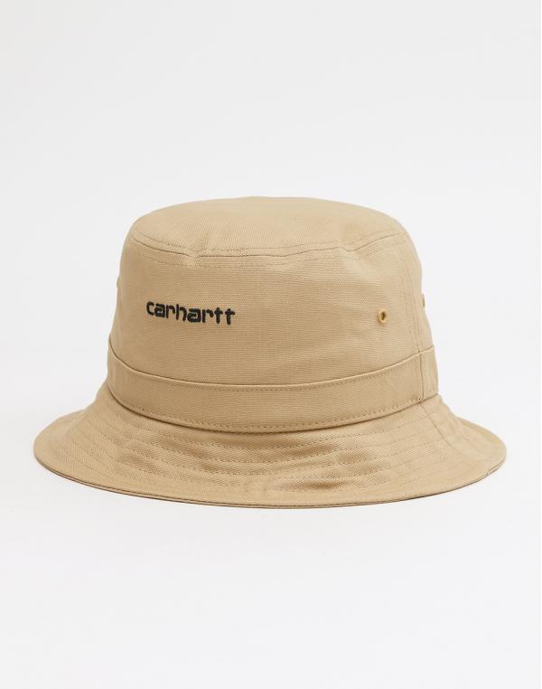 Carhartt WIP Script Bucket Hat Dusty H Brown / Black S/M