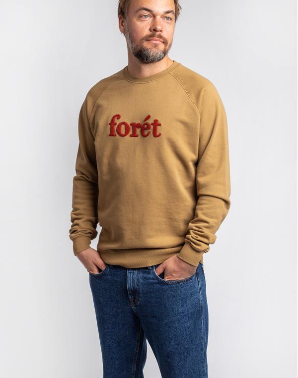 Forét Spruce Sweatshirt BURNT KHAKI/BURNT RED M