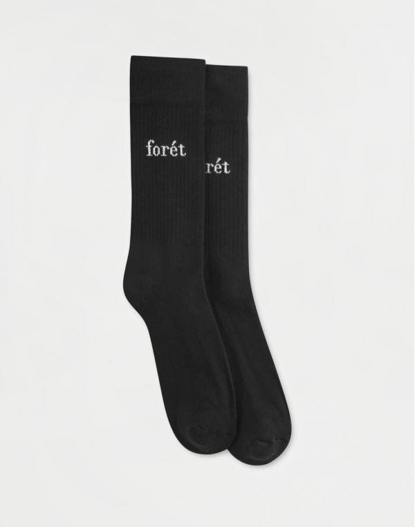 Forét Walk Socks BLACK/WHITE