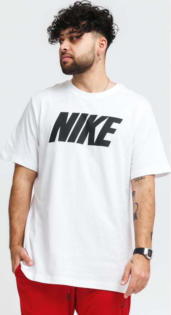 Nike  NSW Tee Icon Nike Block bílé