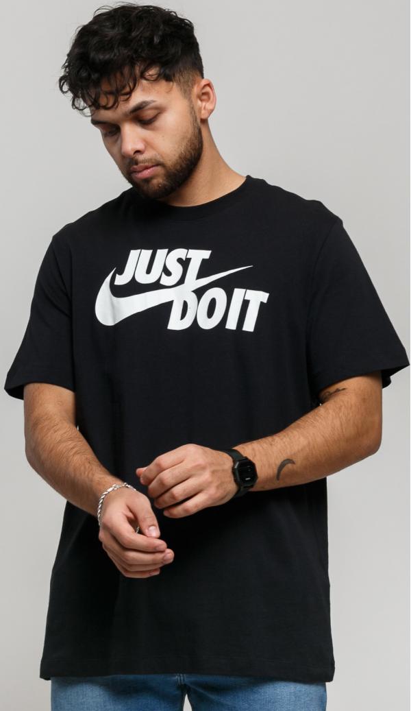 Nike  NSW Tee Just Do It Swoosh černé