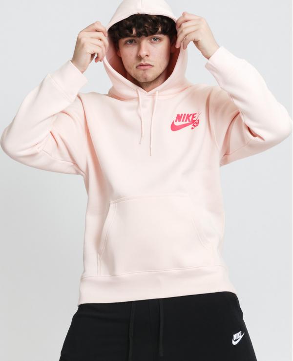 Nike  NK SB Icon Hoodie PO Essential růžová