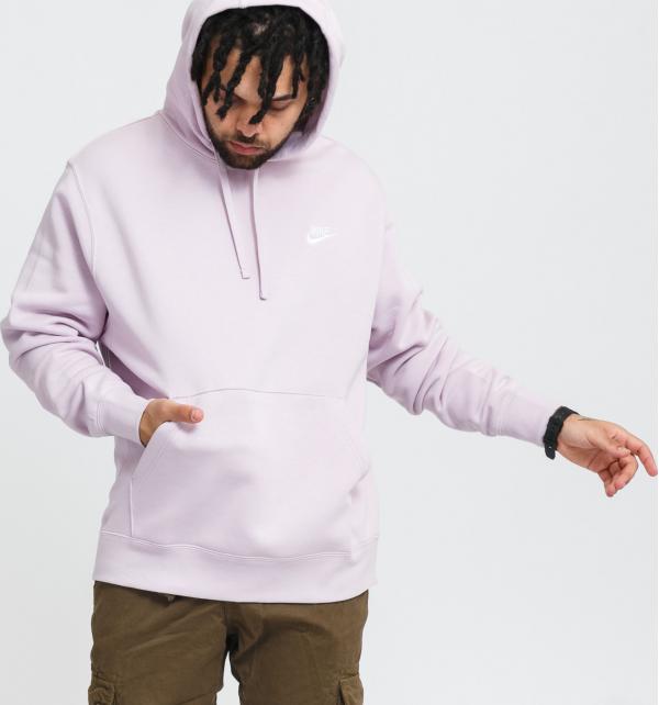 Nike  NSW Club Hoodie PO BB světle fialová