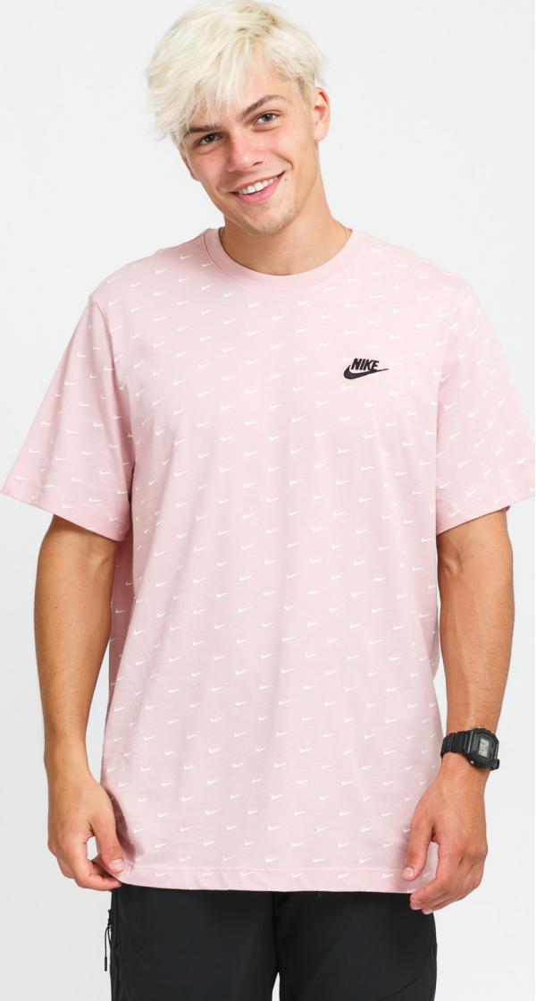 Nike M NSW SS Tee ini Swoosh růžové