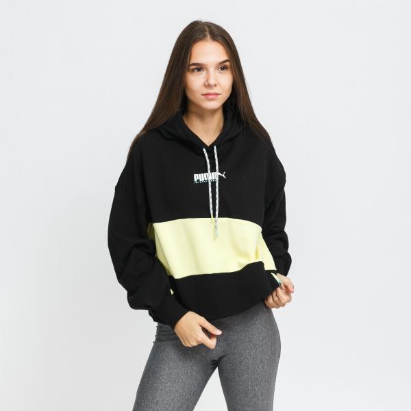 Puma Intl Hoodie černá / žlutá