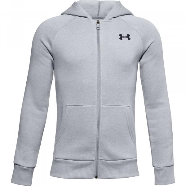 Under Armour Y Rival Cotton Full-Zip Hoodie Gray/ Black