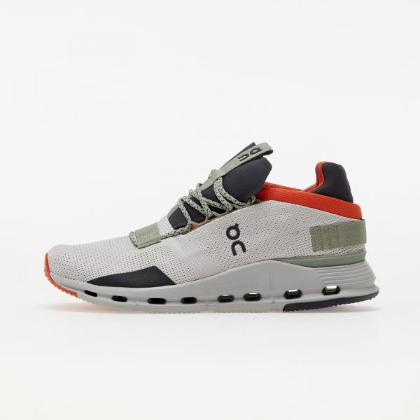 ON M Cloudnova Silver/ Orange