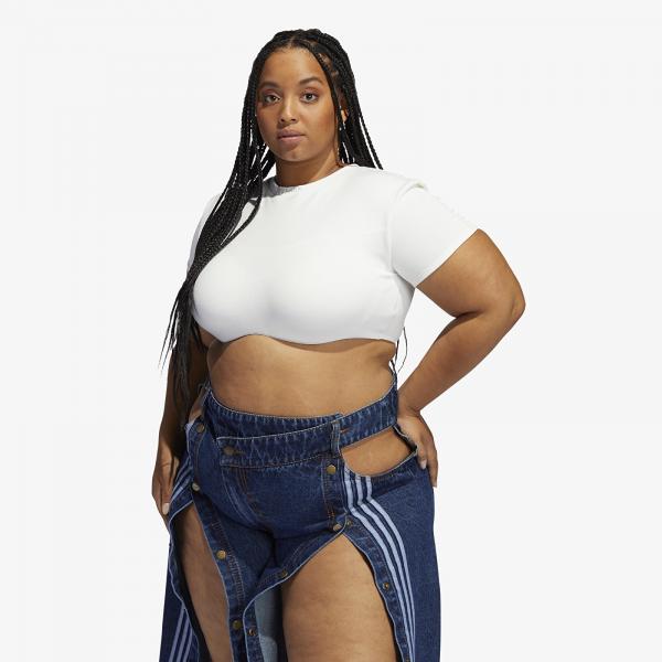 adidas x Ivy Park Crop Top Owhite