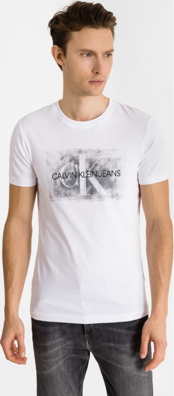 Blurred Silver Monogram Triko Calvin Klein