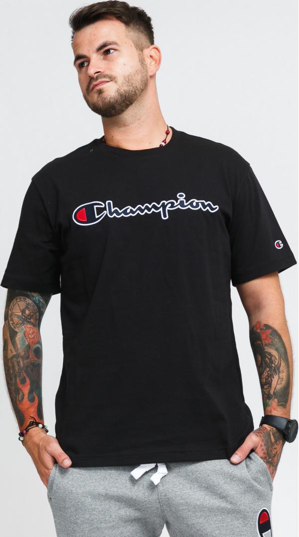 Champion Organic Cotton Crewneck Tee černé