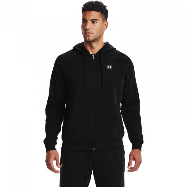 Under Armour Rival Fleece Fz Hoodie Black/ Onyx White M