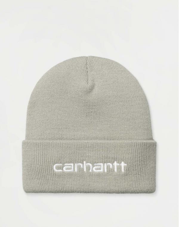 Carhartt WIP Script Beanie Hammer / White