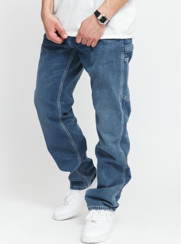 Carhartt WIP Ruck Single Knee Pant blue mid worn wash