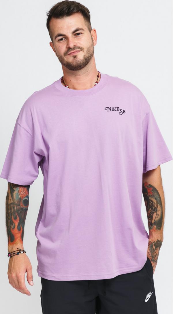 Nike M NK SB Tee Bud fialové