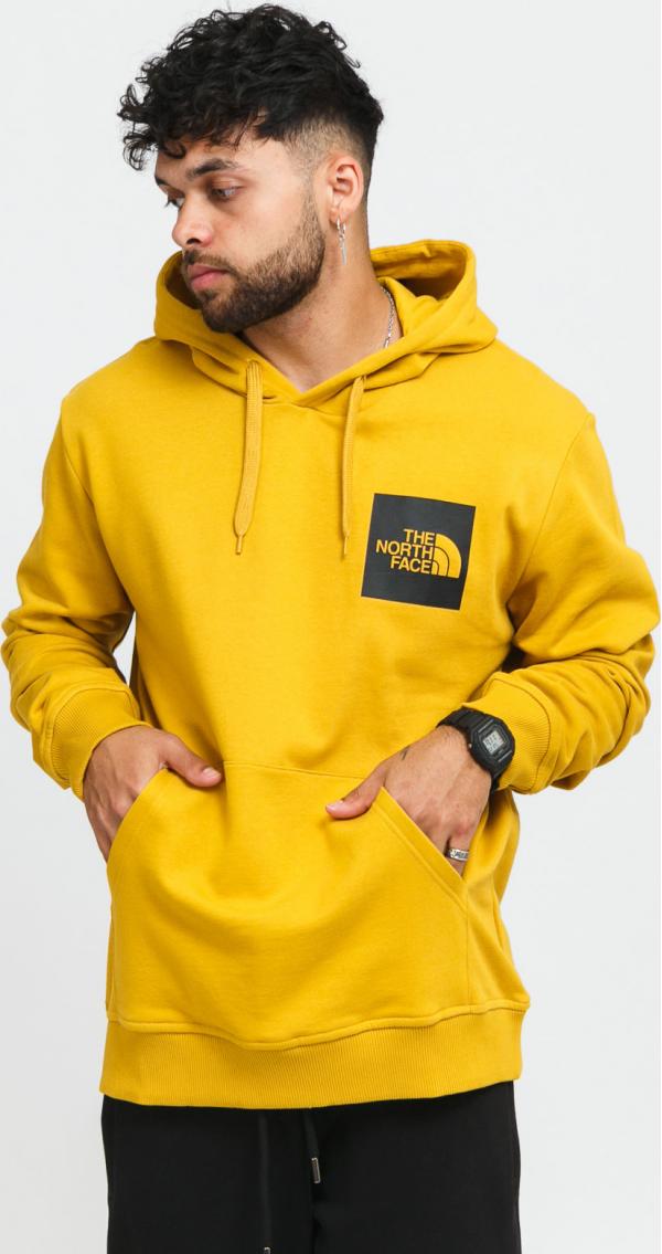 The North Face M Fine Hoodie tmavě žlutá