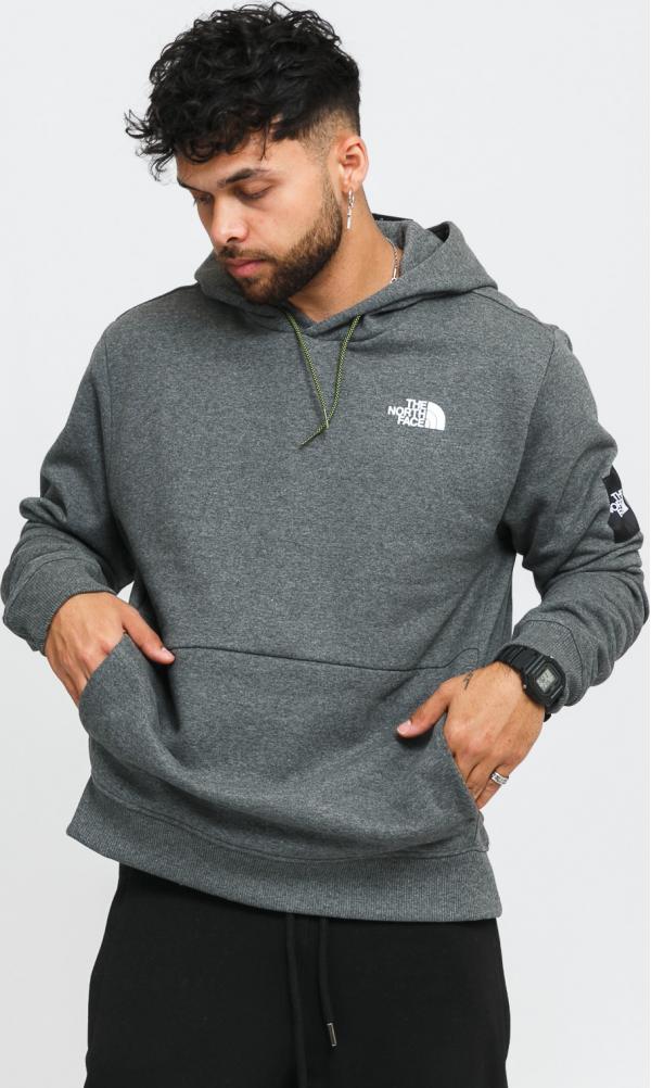 The North Face M BB SR Hoodie melange tmavě šedá