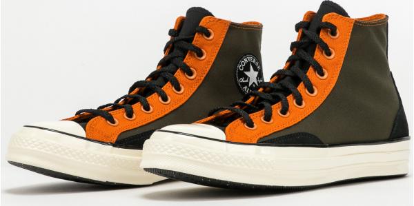 Converse Chuck 70 Court Hi cargo khaki / fire pit / egret