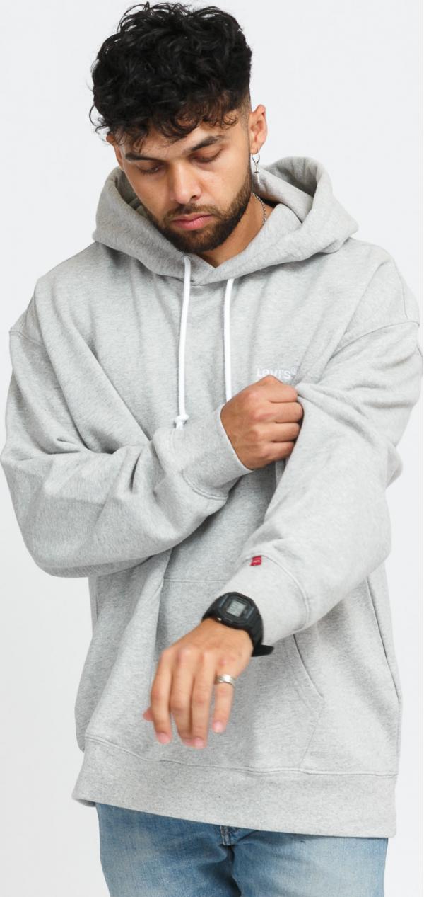 Levi's ® Red Tab Sweats Hoodie melange šedá