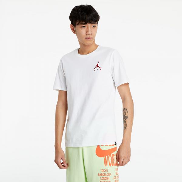 Jordan Jumpman Air Embrd Tee White/ Gym Red