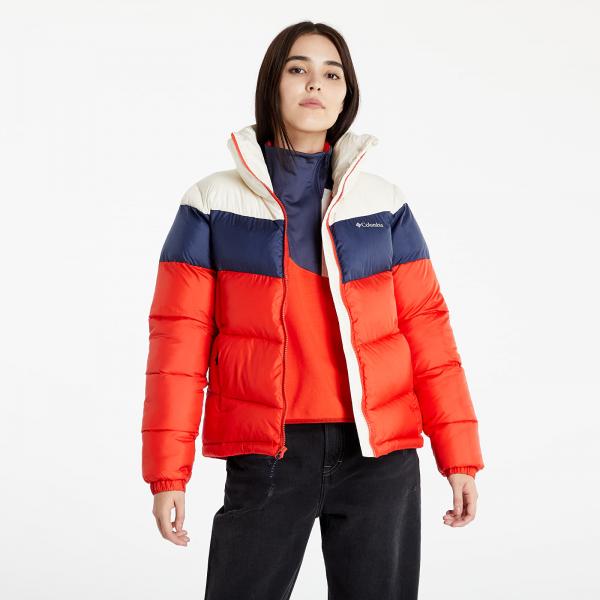 Columbia Puffect™ Color Blocked Jacket Bold Orange