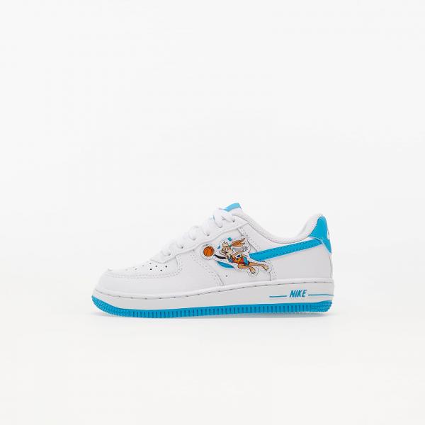 Nike x Space Jam: A New Legacy Force 1 (PS) White/ Lt Blue Fury-White
